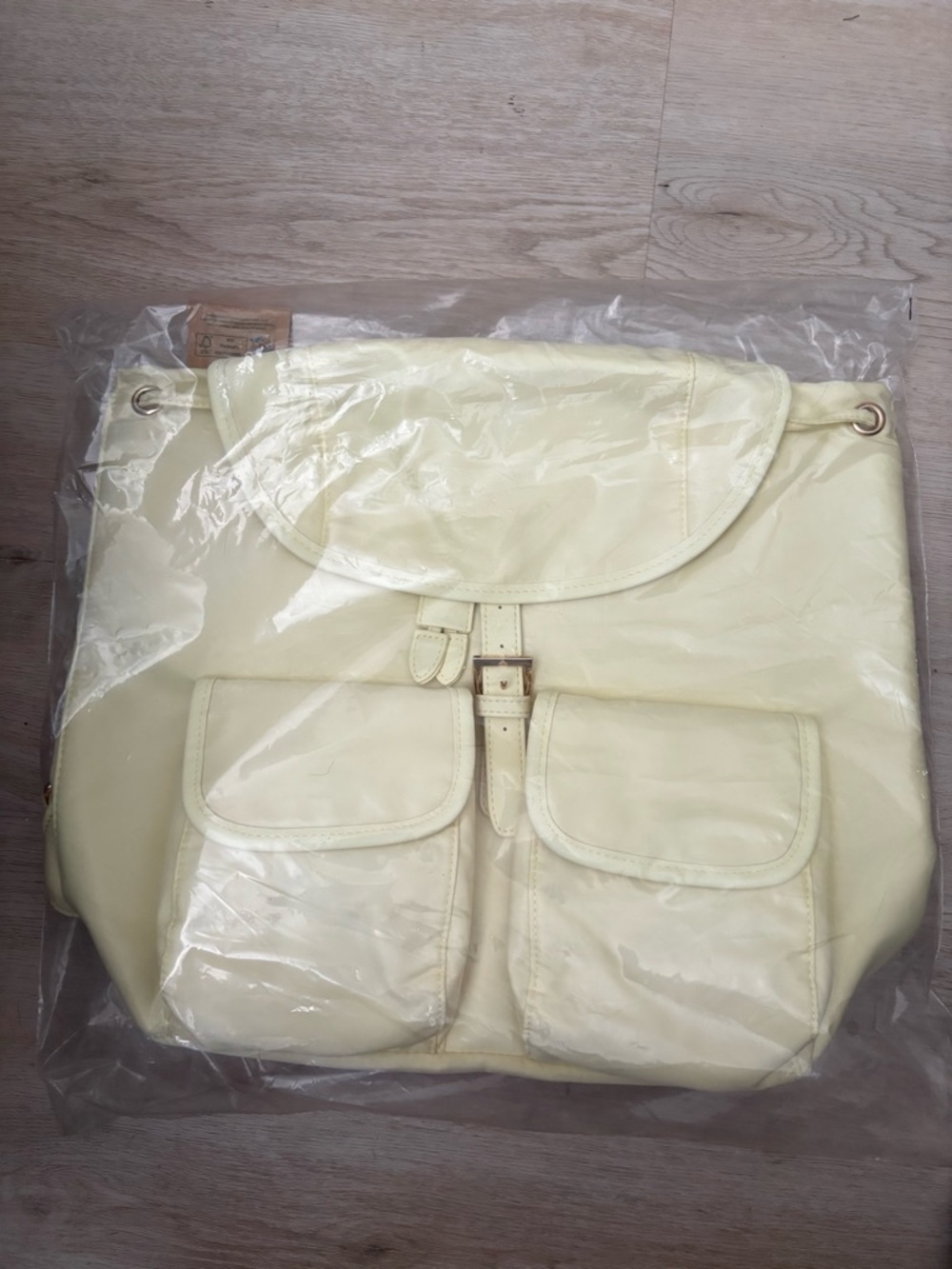 Year Of Ours- NWT Yellow Backpack - Picture 6 of 8